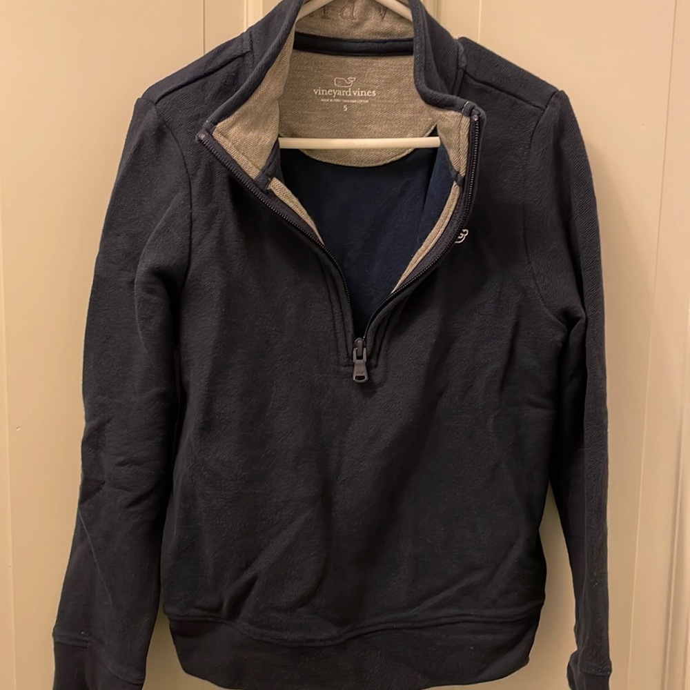Boys 1/4 zip Vineyard Vines Pullover Sweater